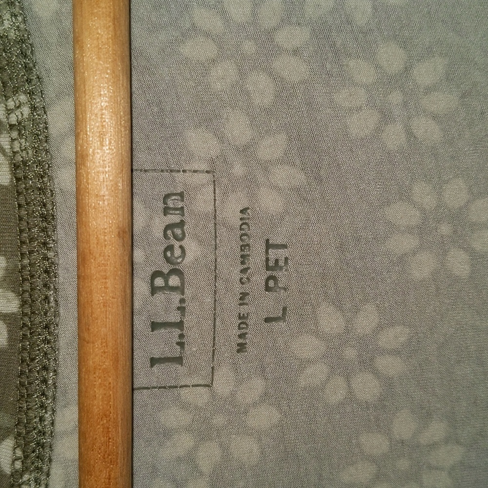 LLBean Size L Pet Sleeveless One Piece Floral Print Dress - Picture 3 of 11